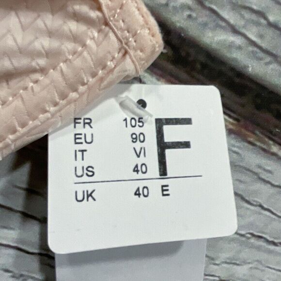 Chantelle Womens Bra sz 40F / 40DDD Pink Pearl Chic Essential Underwire Soft Cup - Picture 5 of 11